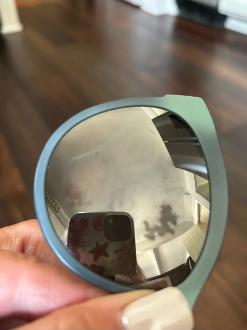 Dior Paname Sunglasses Light Blue Green Frames Authentic Scratched For Parts